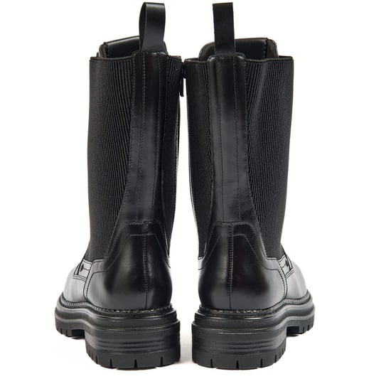 Pod Polly Leder/Textil Damenstiefel Schwarz - Image 2