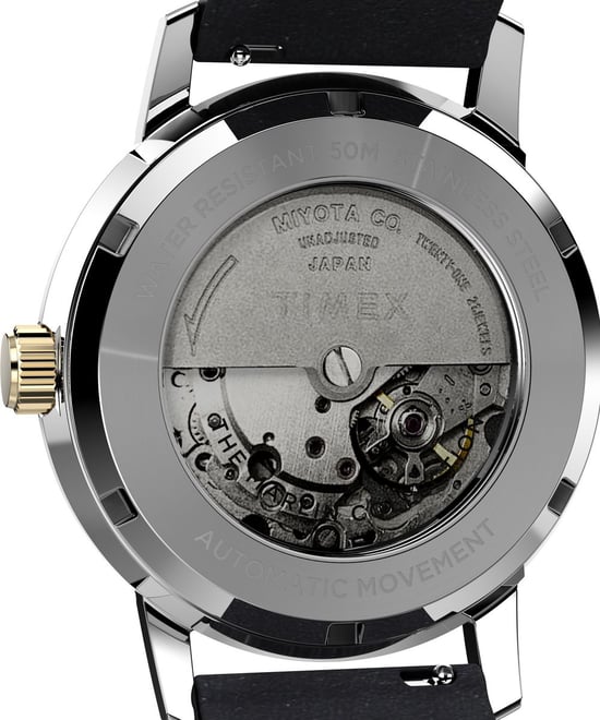 Timex Marlin Automatik Herren Schwarz Uhr TW2W33900 - Image 3