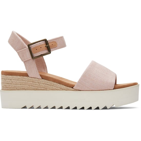 TOMS Diana Nylon Damen Ballett Rosa Keile - Image 5
