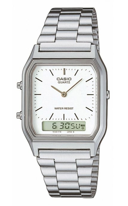 Casio Casio Kollektion Herrenuhr Silber AQ-230A-7DMQYES - Image 1