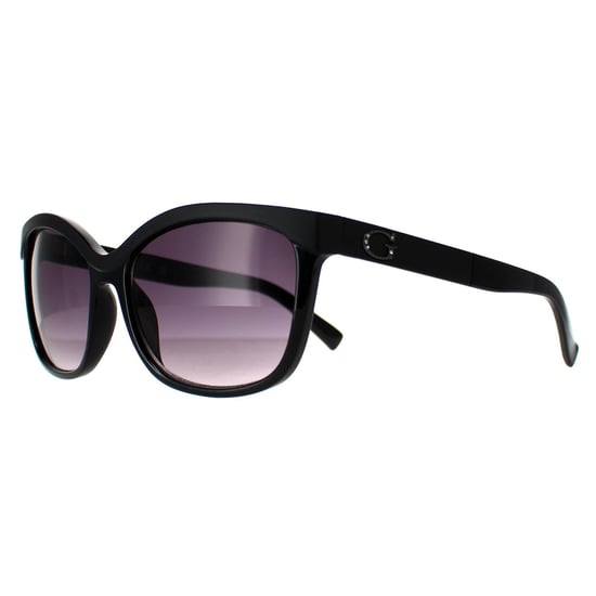 Guess Cat Eye Womens glänzend schwarz rauchfarbener Farbverlauf GF0300 - Image 2