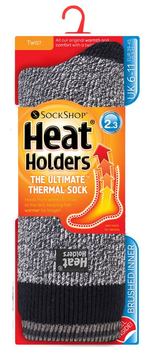 Heat Holders - Herren Thermosocken mit Twist-Muster - Image 2