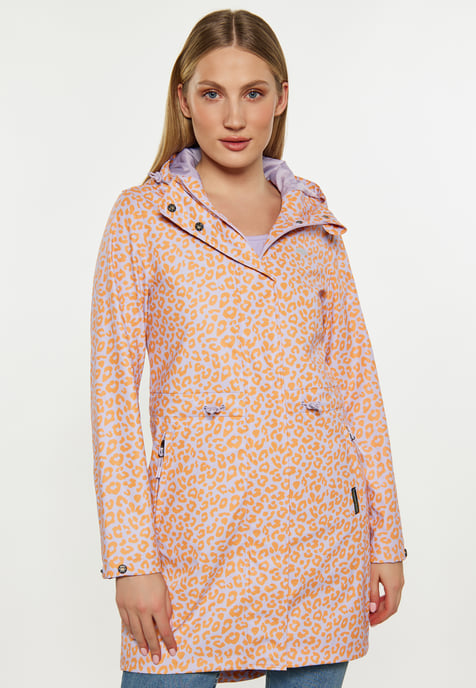 Schmuddelwedda regenparka Damen Pastelllavendel Orange Leo - Image 3
