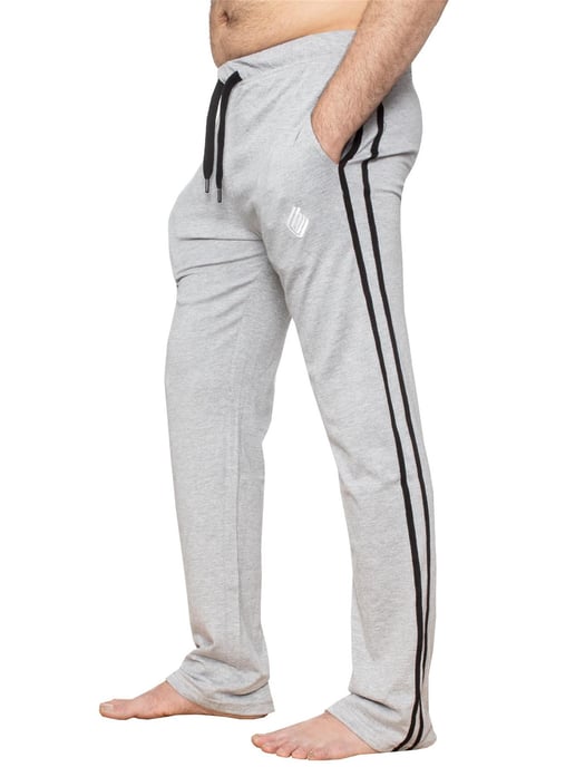 Enzo | Herren T-Shirt & Hose Loungewear Set - Schwarz/Grau - Image 3