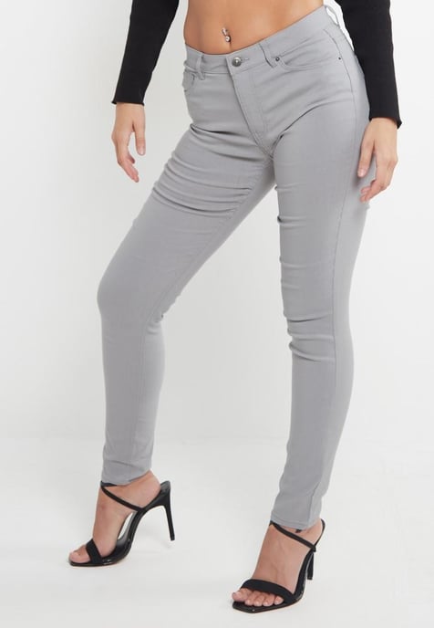 MYT Damen Skinny Super Stretch Chinos Grau - Image 4