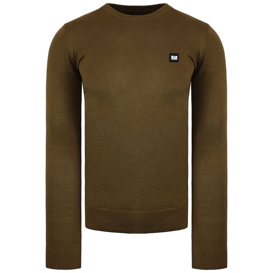 Weekend Offender Lima Olivgrüner Herrenpullover - Image 1
