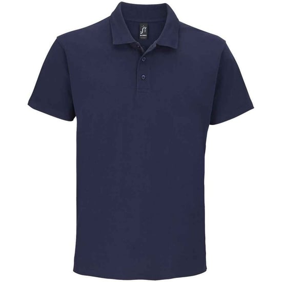 SOLS Herren Summer II Pique Polo-Shirt, Kurzarm (Dunkelblau) - Image 1