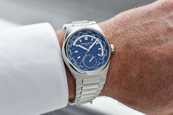 Frédérique Constant Highlife Worldtimer Silber Herren Armbanduhr FC-718N4NH6B - Image 5