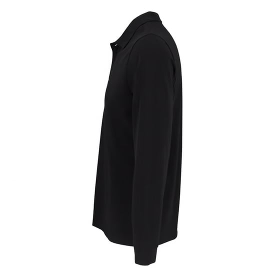 SOLS - Poloshirt für Herren/Damen Unisex Langärmlig (Schwarz) - Image 3