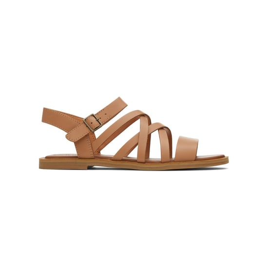 TOMS Sephina Leder Damen Sandy Beige Sandalen - Image 5