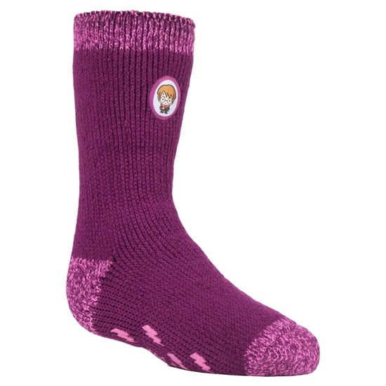 Wärmehalter - Kindercharakter rutschfeste 2.3 TOG Winter warme thermische Hausschuhsocken mit Greifern - Harry Potter Mädchen - Image 1