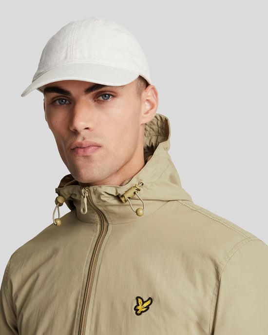 Herrenjacke mit durchgehendem Reißverschluss und Kapuze in Grün - Image 4