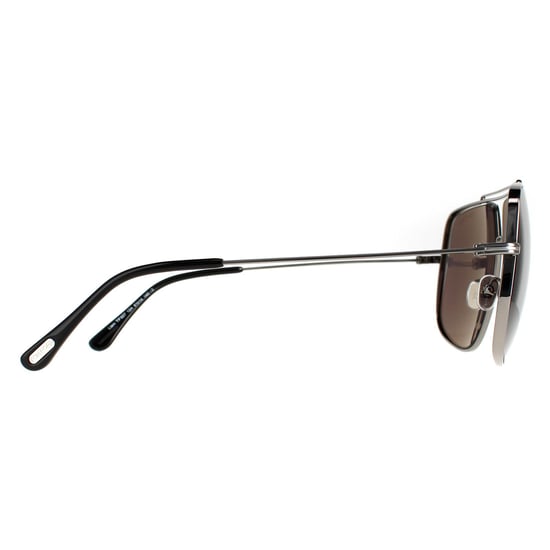 Tom Ford Aviator Mens Ruthenium Grey FT0927 Liam Sunglasses