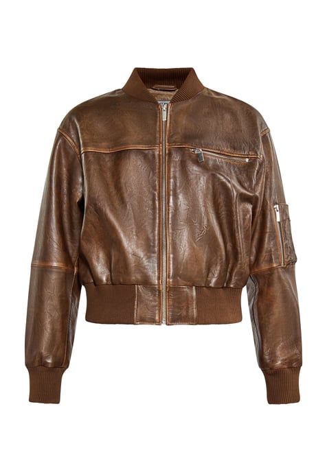 Dreimaster Jacke Damen braun - Image 1