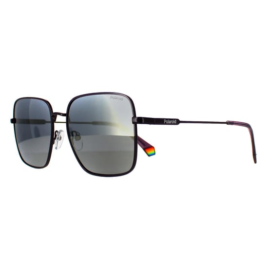 Polaroid Square Womens Violet Grey Gold Polarized PLD 6194/S/X