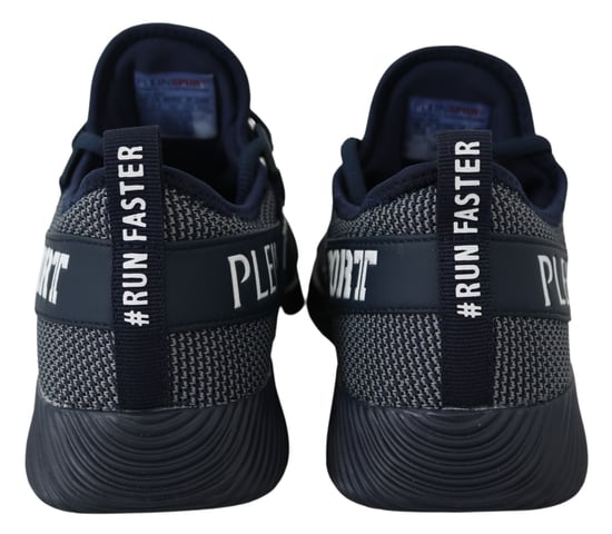 Plein Sport Herren Blau Indaco Polyester Carter Turnschuhe Schuhe - Image 4