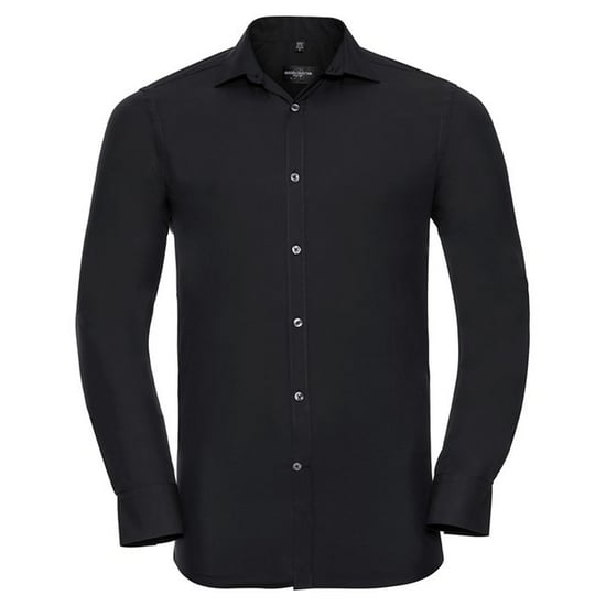 Russell Collection - "Ultimate" Hemd für Herren Langärmlig (Schwarz) - Image 1