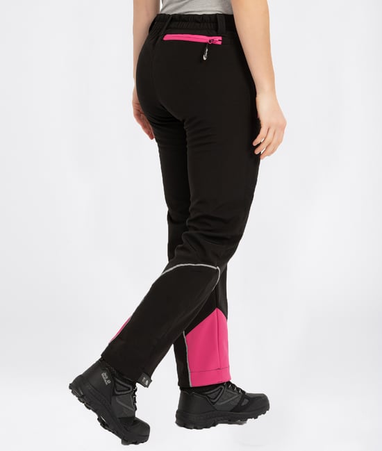 Rock Creek Softshellhose Schwarz