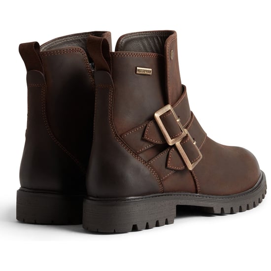 Hunter Ness Leder Damen Stiefel Braun - Image 2