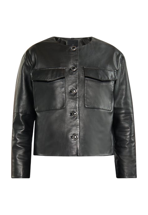Dreimaster Jacke Damen schwarz - Image 1