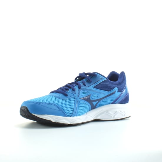 Mizuno Spark 5 Blue Navy Synthetic Mens Lace Up Running Trainers K1GA200327