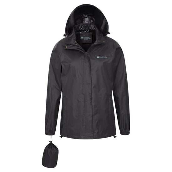 Mountain Warehouse Childrens/Kids Pakka Wasserdichte Jacke (Schwarz) - Image 6