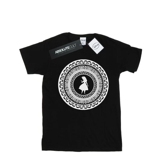 Disney Mens Alice In Wonderland Circle T-Shirt (Black)