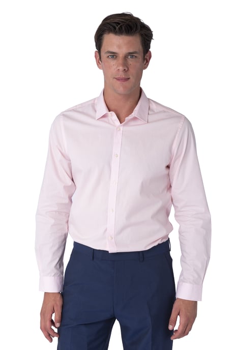 Harry Brown Theo Light Pink Cotton Shirt