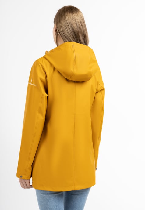 Dreimaster Regenjacke Damen Curry - Image 3