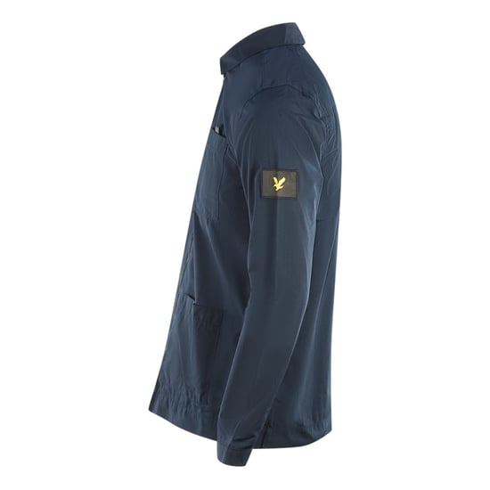 Lyle & Scott Baumwoll-Ripstop Jacke Marineblau Überhemd - Image 3