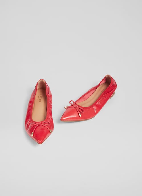LK Bennett  Tilly Flats, Raspberry