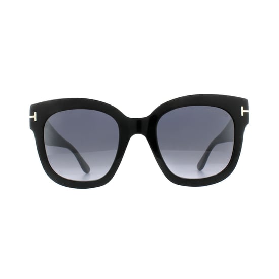 Tom Ford Sonnenbrille 0613 Beatrix 01C Glänzend schwarz rauchgrau spiegeln - Image 1