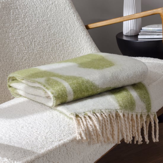 Hoem Meta Jacquard Tasselled Throw