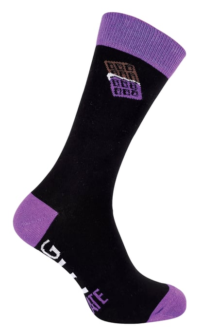 Wenn Sie diese Socken lesen können, bringen Sie mir Socken mit Schokolade - Image 2