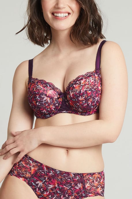 'Luccia Swing' Full Cup Underwired Non-padded Support Bra