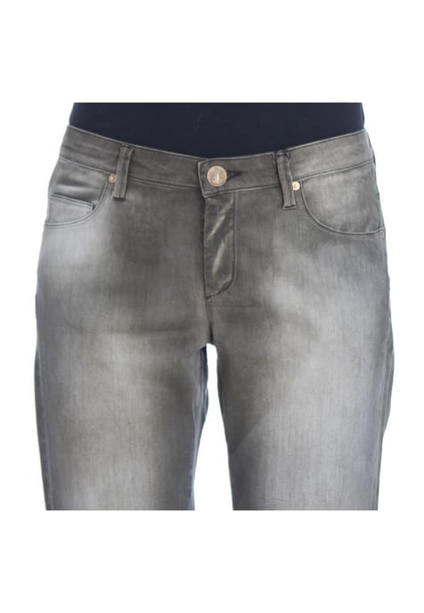 Ermanno Scervino Damen Graue Baumwollmischung Lockere Boyfriend-Jeans - Image 5