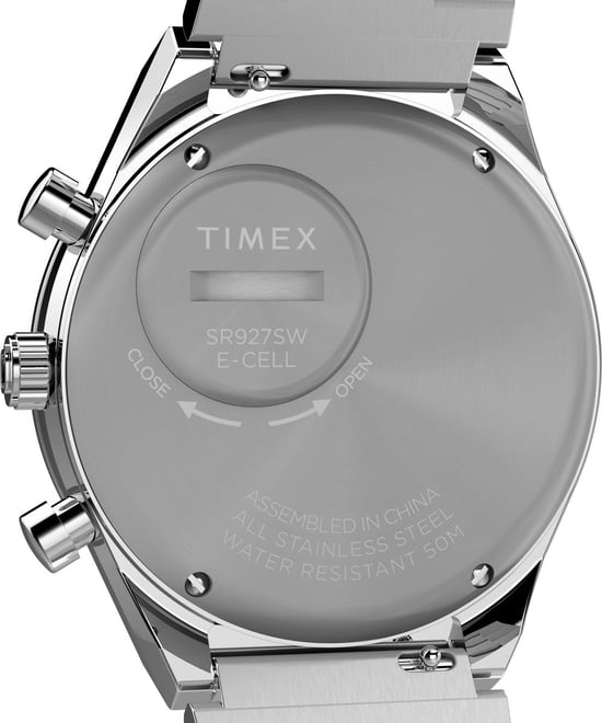 Timex Q Diver Chrono Herren Silber Uhr TW2W51600 - Image 3