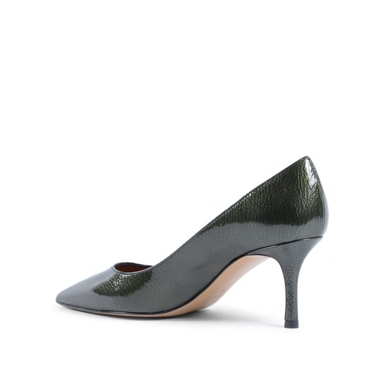 19V69 Italia Womens Pump Olive Green INES65 DARK OLIVE PATENT
