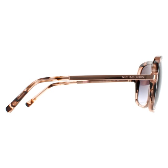 Michael Kors Square Womens Pink Tortoise Light Grey Gradient Adrianna II MK2024