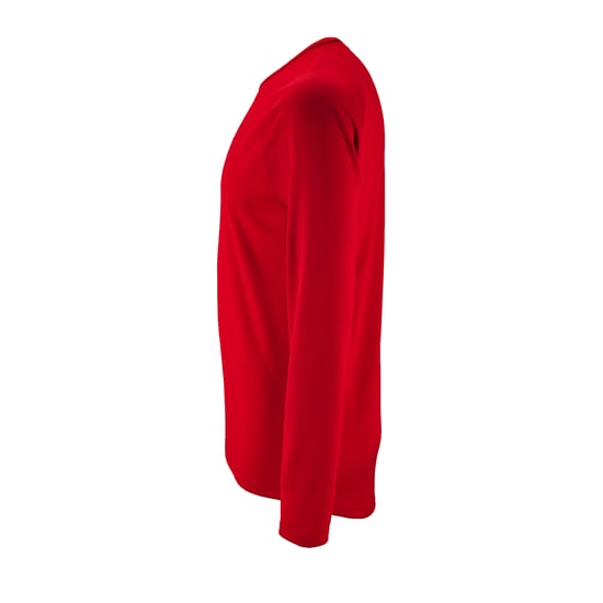 SOLS Herren Sportliches Langarm-Leistungs-T-Shirt (Rot) - Image 4