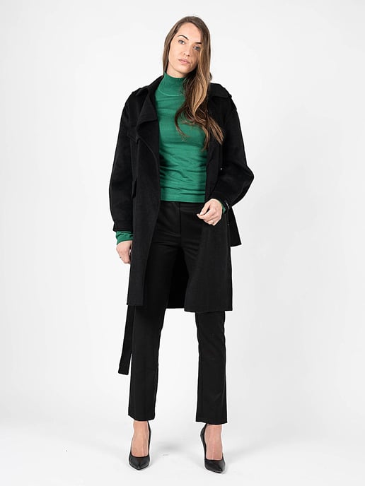 Silvian Heach Coat Woman's Black