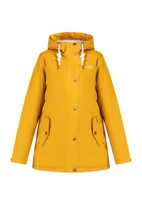 ICEBOUND Wattierte Regenjacke Damen Senf - Image 1