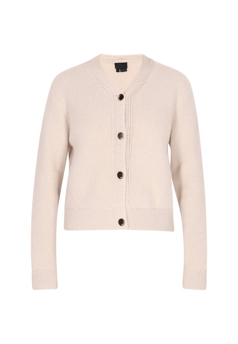 Dreimaster Cardigan Damen Wollweiss - Image 1