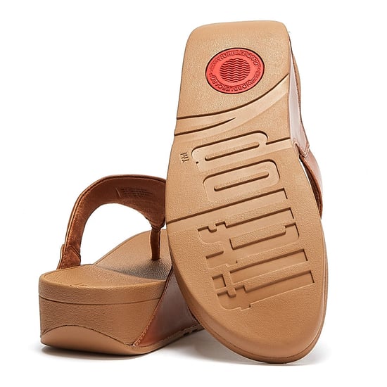 FitFlop Lulu Leder Damensandalen - (Tan) - Image 4