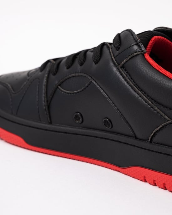Hugo Hadrian Tennis Herren Schwarze Turnschuhe - Image 5