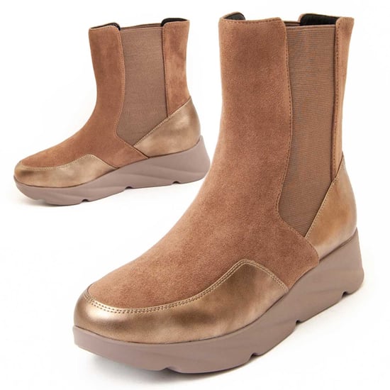 Montevita Wedge Ankle Boot Calig2 In Brown