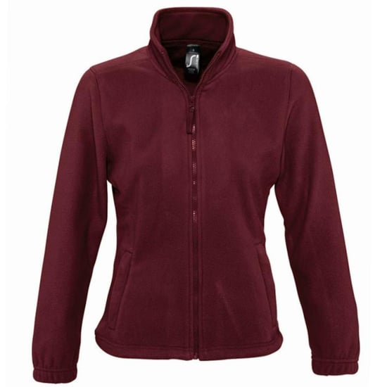 SOLS Damen North Fleece-Jacke mit durchgehendem Reißverschluss (Burgunder) - Image 1