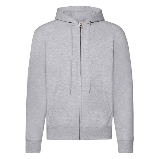 Fruit of the Loom Herren Classic Heather Zipped Hoodie (Heather Grey) - Image 1