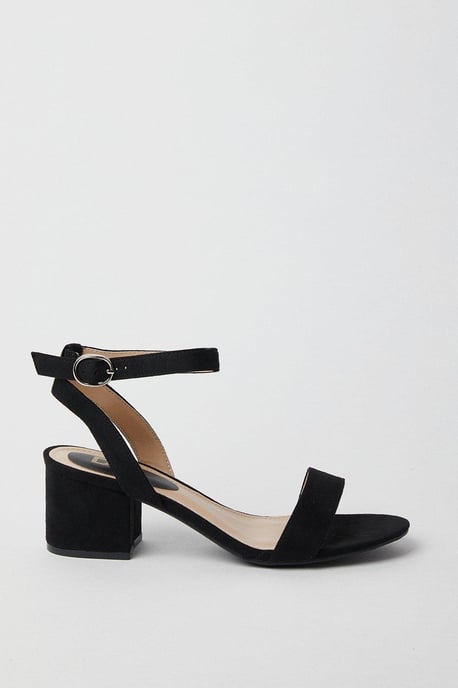 Tommi Barely There Mid Block Heel Sandals - Image 2