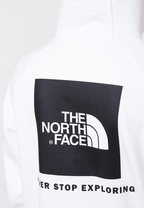 The North Face Mens Reglan Red Box Hoodie in weiß - Image 3